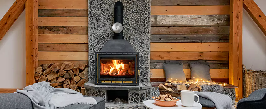 Thelin Hearth Products Direct Vent Gas Stove Fireplace Inspection in Griffith, Indiana
